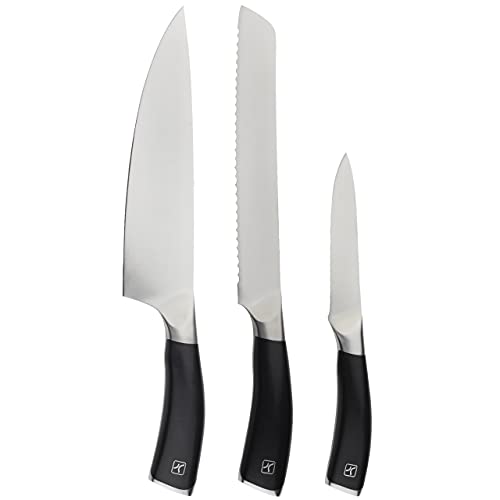 Rockingham Forge Equilibrium 3er Messerset komplett mit Messern mit einer Klinge aus deutschem Edelstahl und einem schwarzem Griff Rockingham Forge Equilibrium 3er Messerset komplett mit Messern mit einer Klinge aus deutschem Edelstahl und einem schwarzem Griff von Rockingham Forge