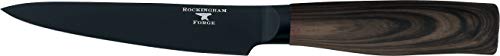 Rockingham Forge Forester Series 5” Allzweckmesser – Klinge aus Edelstahl mit einer Schwarzoxid Beschichtung, ergonomischer Griff aus Holz, Universalmesser, Spickmesser Rockingham Forge Forester Series 5” Allzweckmesser – Klinge aus Edelstahl mit einer Schwarzoxid Beschichtung, ergonomischer Griff aus Holz, Universalmesser, Spickmesser von Rockingham Forge