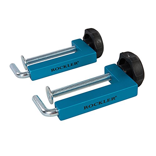 ROCKLER 433225 Universal-Anschlagszwingen, 2 Stück, blau von Rockler