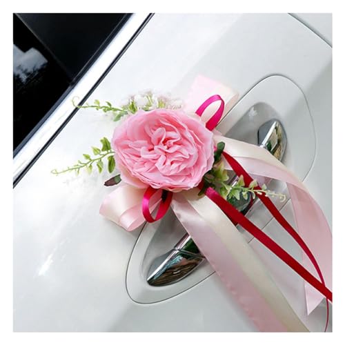 Rockreyoa 4 Stück Hochzeit Autoschmuck Künstliche Blume Autoschleifen Rückspiegel Blumenschmuck Schleifenband Rose Deko für Hochzeitsfeier Kirche Hochzeitsautodekoration Party Geschenk Rosa Rockreyoa 4 Stück Hochzeit Autoschmuck Künstliche Blume Autoschleifen Rückspiegel Blumenschmuck Schleifenband Rose Deko für Hochzeitsfeier Kirche Hochzeitsautodekoration Party Geschenk Rosa von Rockreyoa