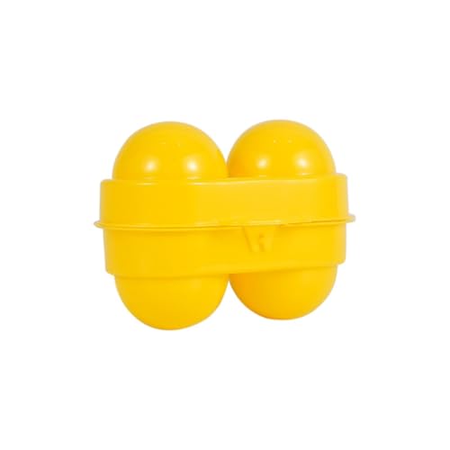 Rockreyoa Mini Eierhalter Kunststoff Eier Box 3 Gitter Eier Aufbewahrungsbehälter Eier Behälter Outdoor Tragbare Eierbox Eierträger Eier Transportbox für Kühlschrank Outdoor Camping Eierhalter 2 Stück von Rockreyoa