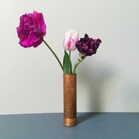Kupfer Vase, Handarbeit, Brutalist, Mid-Century von RocksAndRabbits