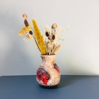 Mcm Keramik, Bay Fat Lava Vase, Kunstkeramik, Mid-Century Modern von RocksAndRabbits