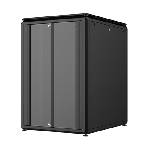 Rockstable 22HE 19 Zoll 800x1000x1139mm (BxTxH) Serverschrank | Netzwerkschrank Glastür - Premium Line von Rockstable