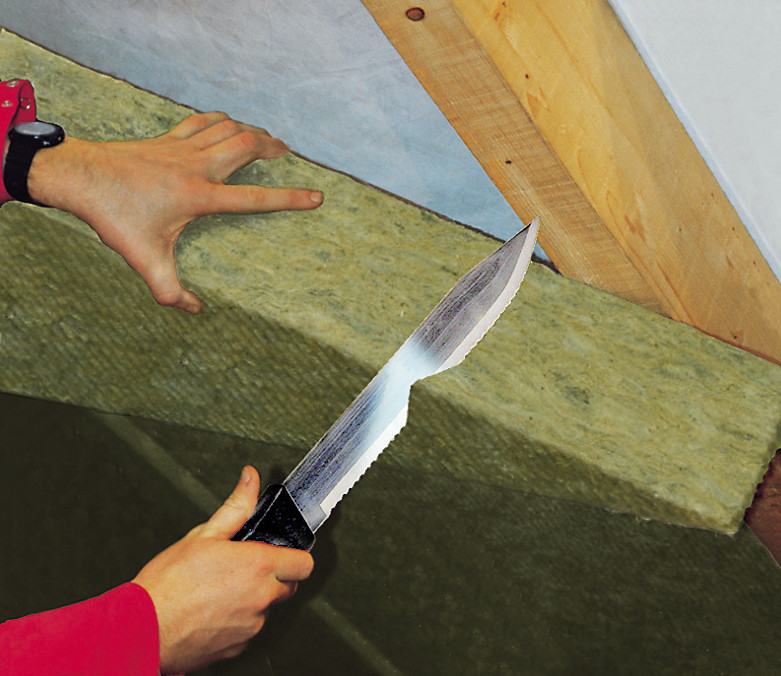 Rockwool Dämmstoffmesser Klinge 30 cm, Wellenschliff von Rockwool Mineral