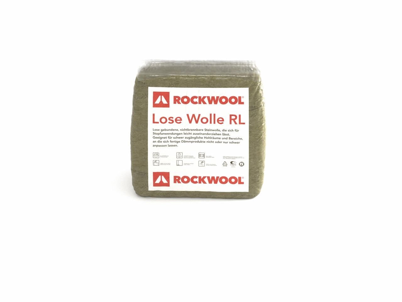 Rockwool Mineral Steinwolle Rockwool lose Steinwolle 30 l von Rockwool Mineral