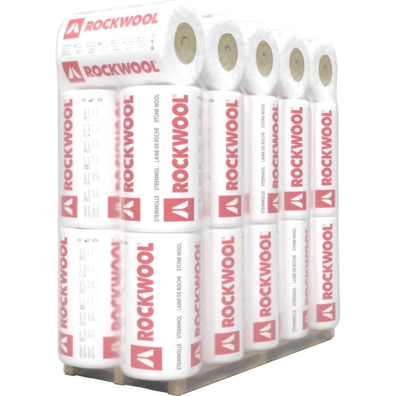 Rockwool Klemmrock Dämmwolle Klemmfilz WLG 035 220 mm 25 Rollen 50 m² 1 Palette von Rockwool