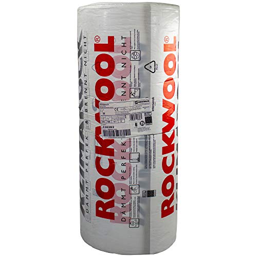 Rockwool Klimarock Steinwollmatte gitternetzverstärkt in verschiedenen Größen, Inhalt:Halbe Rolle, Dämmstärke in [mm]:50 von Rockwool