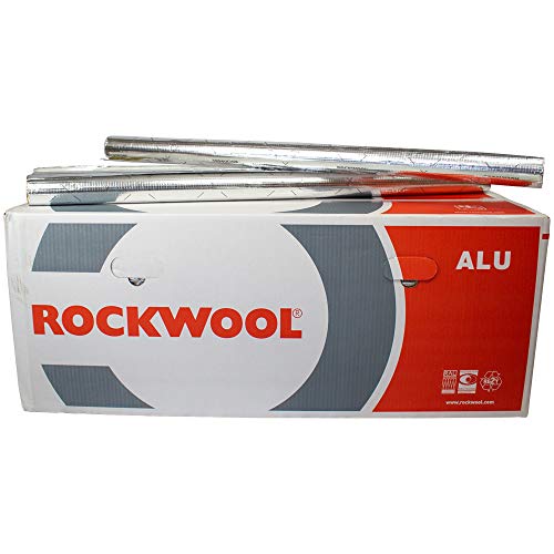 Steinwolle Rohrisolierung Rockwool 800 alu 114 x 50 mm 50% EnEV von Rockwool