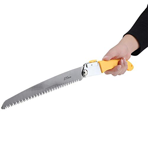 Rockyin Pruning Hand Saw 280 mm Folding Hand Saw Wood Cutting Fruit Trees Pruning Trimmen Gardening Tools for Pruning, Trimmen, Camping, Wood, Hiking and More (#2) von Rockyin