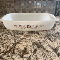 Vintage Dynaware Pyr-O-Rey Auflaufform Daisy von Rockymountianresell