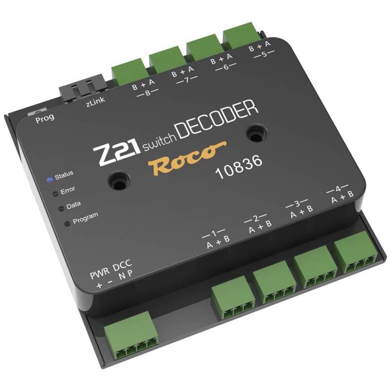 B-Ware Roco 10836 Z21 Switch Decoder Schaltdecoder Baustein Decoder Schalter B-Ware Roco 10836 Z21 Switch Decoder Schaltdecoder Baustein Decoder Schalter von Roco
