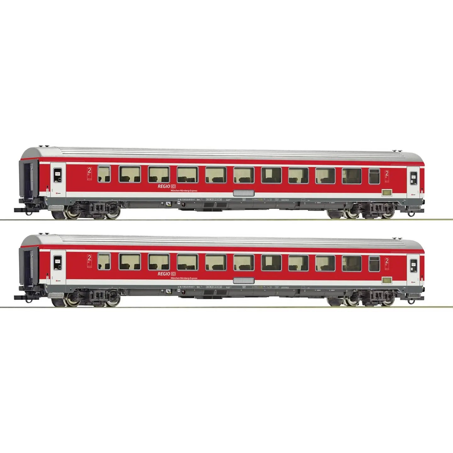 B-Ware Roco 2er Set Wagenset H0 Regio München Nürnberg Express Db Ag Modellbahn B-Ware Roco 2er Set Wagenset H0 Regio München Nürnberg Express Db Ag Modellbahn von Roco
