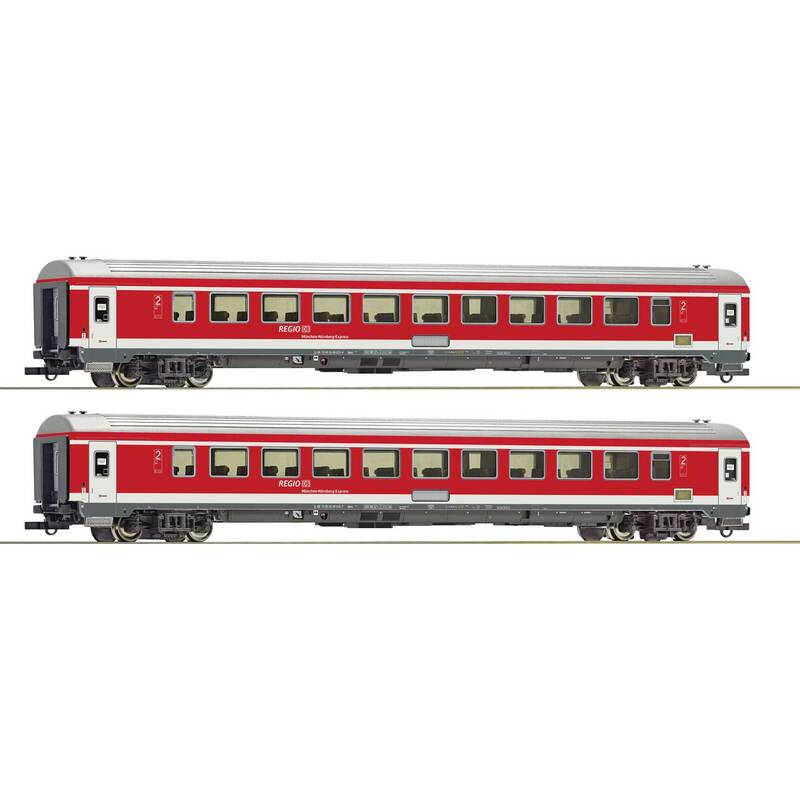B-Ware Roco H0 2er-Set Regio München-Nürnberg-Express DB AG Personenwagen B-Ware Roco H0 2er-Set Regio München-Nürnberg-Express DB AG Personenwagen von Roco