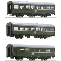 Roco 6200009 H0 3er-Set 1: Personenzug der DR Reko-Sitzwagen Baage von Roco