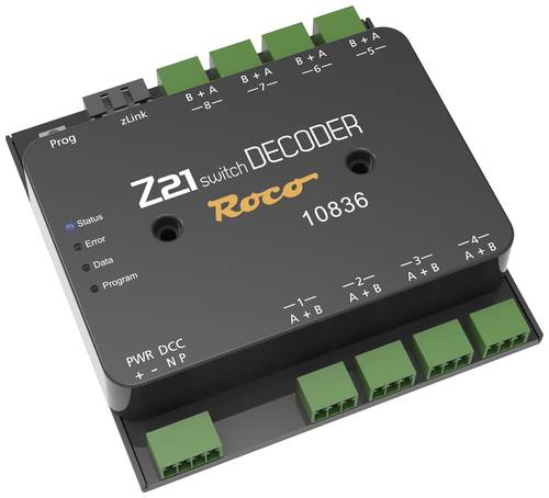 Roco 10836 Z21switch Decoder Schaltdecoder Baustein Roco 10836 Z21switch Decoder Schaltdecoder Baustein von Roco