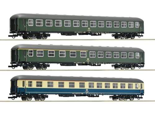 Roco 6200053 H0 3er-Set 3: D 377 „Hispania-Express“ der DB 2. Klasse Büm 234, 2X 1./2. Klasse ABüm 225 Roco 6200053 H0 3er-Set 3: D 377 „Hispania-Express“ der DB 2. Klasse Büm 234, 2X 1./2. Klasse ABüm 225 von Roco