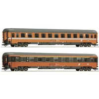 Roco 74045 H0 2er-Set 3: EC 60 „Maria Theresia“ der ÖBB 1.Klasse Gattung Amz, 2.Klasse Gattung Bmz von Roco