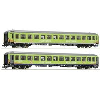 Roco 74193 H0 2er-Set Personenwagen, Flixtrain (DC) von Roco