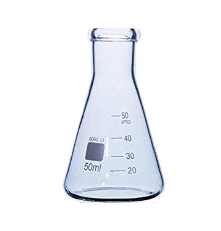 Rocwing Boro 3.3 Glas Erlenmeyerkolben für das Labor (50ml) von Rocwing