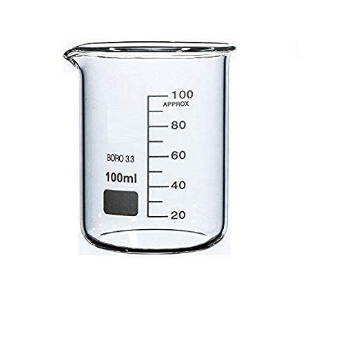 Rocwing - Boro 3.3 Glas Messbecher für Labor (100ml) von Rocwing