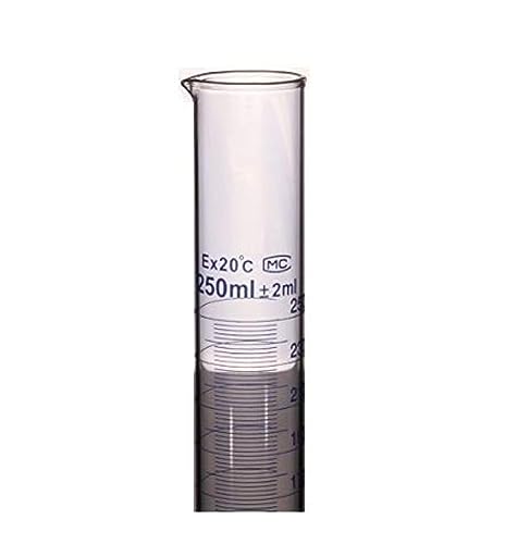 Rocwing - Laborglas Messzylinder aus Boro 3.3 Glas (250ml) von Rocwing