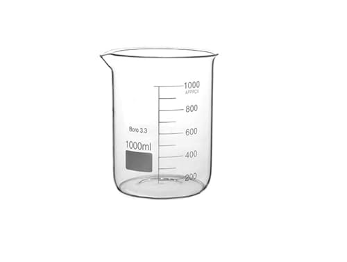 Rocwing - Messbecher aus Borosilicate 3.3 Glas (1000ml, 1 in a pack) von Rocwing