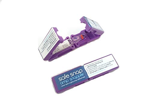 Rocwing Violett Glasampullen-Öffner, Sicherheits-Öffner, Kunststoff, 1ml-2ml-5ml Ampullen, PE-Kunststoff, Langlebig, 200 Anwendungen, Bemalter Punkt auf Ampullenhals, Diskrete Verpackung Rocwing Violett Glasampullen-Öffner, Sicherheits-Öffner, Kunststoff, 1ml-2ml-5ml Ampullen, PE-Kunststoff, Langlebig, 200 Anwendungen, Bemalter Punkt auf Ampullenhals, Diskrete Verpackung von Rocwing