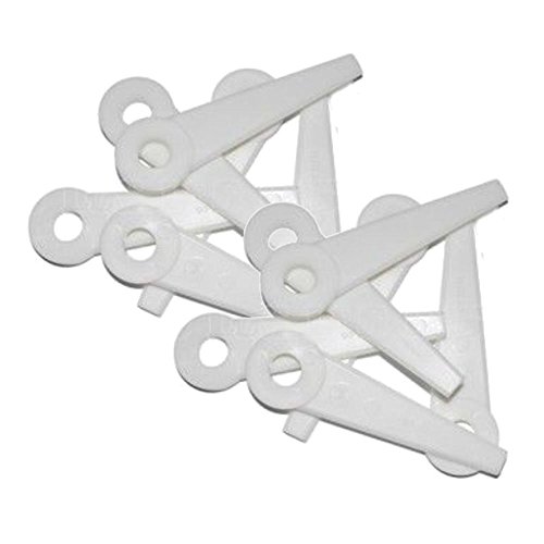 RocwooD 12 x weiße Kunststoffklingen für Stihl Polycut 6-3, 20-3, 10-3, 41-3 von RocwooD