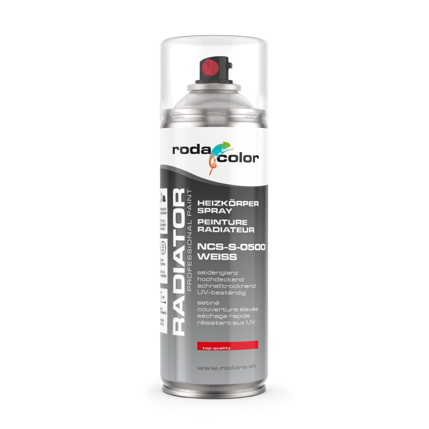 RodaColor Heizkörperspray Sprühlack 400ml NCS S 0500 Weiss RodaColor Heizkörperspray Sprühlack 400ml NCS S 0500 Weiss von RodaColor