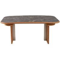 Design Tisch höhenverstellbar Tischplatte in Marmor Optik von Rodario