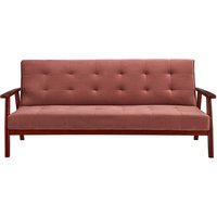 Klappsofa in Altrosa Samt Retrostil von Rodario