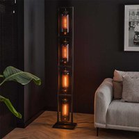 Stehlampe Metall und Glas in modernem Design 190 cm hoch von Rodario