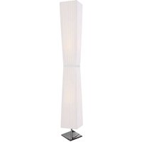 Weiße Stehlampe aus Latex und Edelstahl modern von Rodario