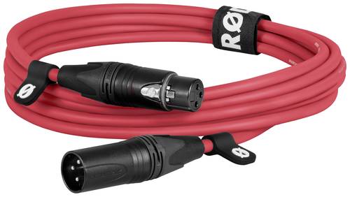 Rode XLR3M-R XLR Verbindungskabel 3 m Rot Rode XLR3M-R XLR Verbindungskabel 3 m Rot von Rode