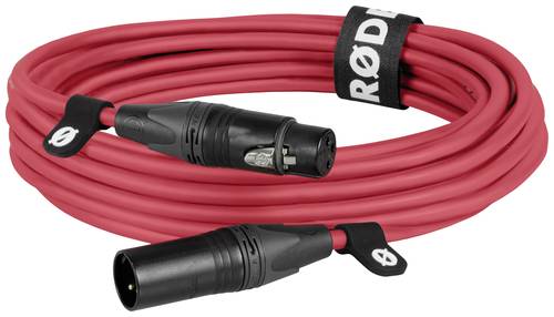 Rode XLR6M-R XLR Verbindungskabel 6m Rot Rode XLR6M-R XLR Verbindungskabel 6m Rot von Rode