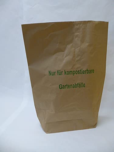 Rodenbacher Papieragentur GmbH 25 St. Papier-Bioabfallsäcke 120l Format 70x95x22 cm Motiv: Kompostabfälle, 2lagig, mit extra Bodendeckblatt von Rodenbacher Papieragentur GmbH