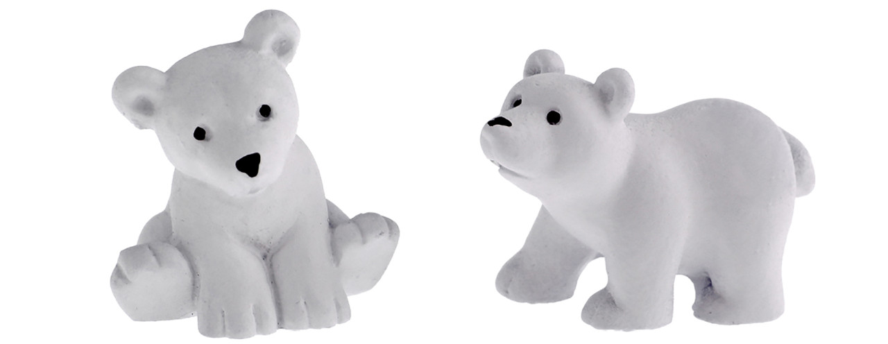 Dekofigur Eisbären Polyresin 2-4 cm weiß 2 Stück Dekofigur Eisbären Polyresin 2-4 cm weiß 2 Stück von Rodermund