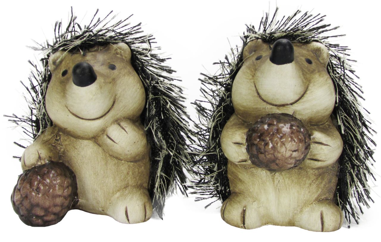 Dekofigur Igel aus Keramik und Stoff 7,5 cm Dekofigur Igel aus Keramik und Stoff 7,5 cm von Rodermund