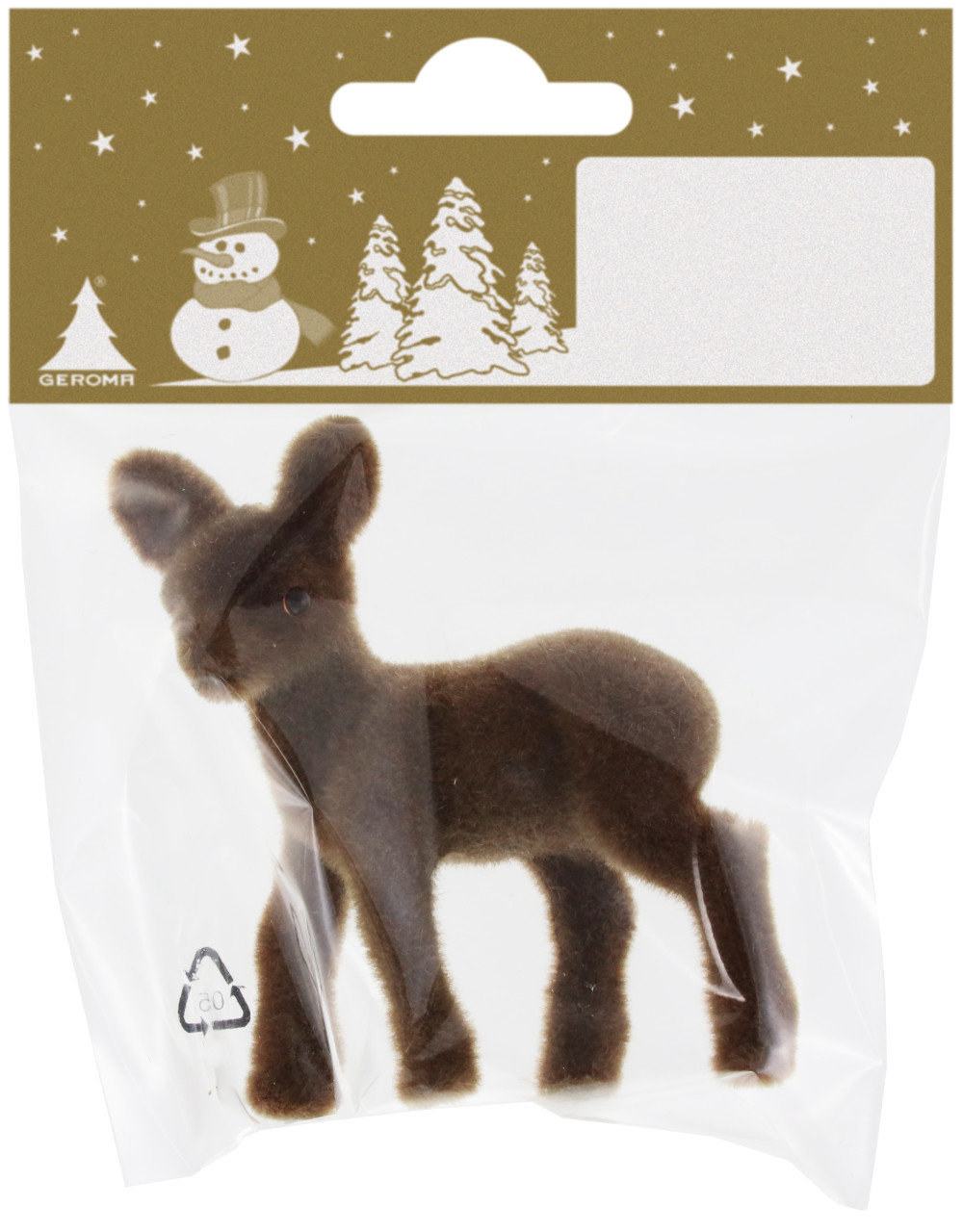 Dekofigur Rehkitz braun beflockt 5 x 7 cm Dekofigur Rehkitz braun beflockt 5 x 7 cm von Rodermund