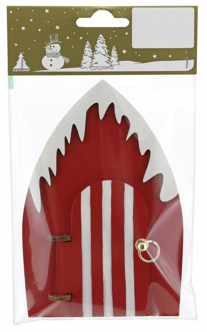 Dekofigur Weihnachten Tür aus Holz 14 x 10 cm rot 1 Stück Dekofigur Weihnachten Tür aus Holz 14 x 10 cm rot 1 Stück von Rodermund