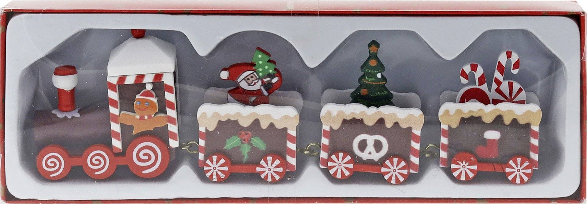 Dekofigur Weihnachtszug mit Lebkuchendesign Holz 19 cm braun-bunt Dekofigur Weihnachtszug mit Lebkuchendesign Holz 19 cm braun-bunt von Rodermund