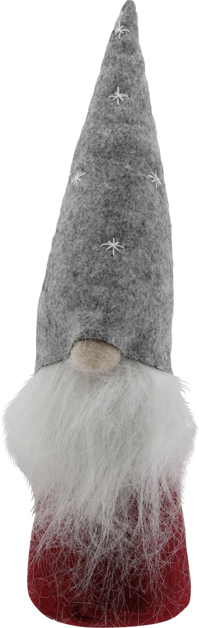 Dekofigur Wichtel Filz Stoff 30 cm rot weiß grau Dekofigur Wichtel Filz Stoff 30 cm rot weiß grau von Rodermund