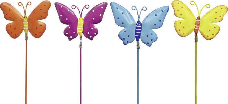 Metallstecker Schmetterling 20,5 cm von Rodermund