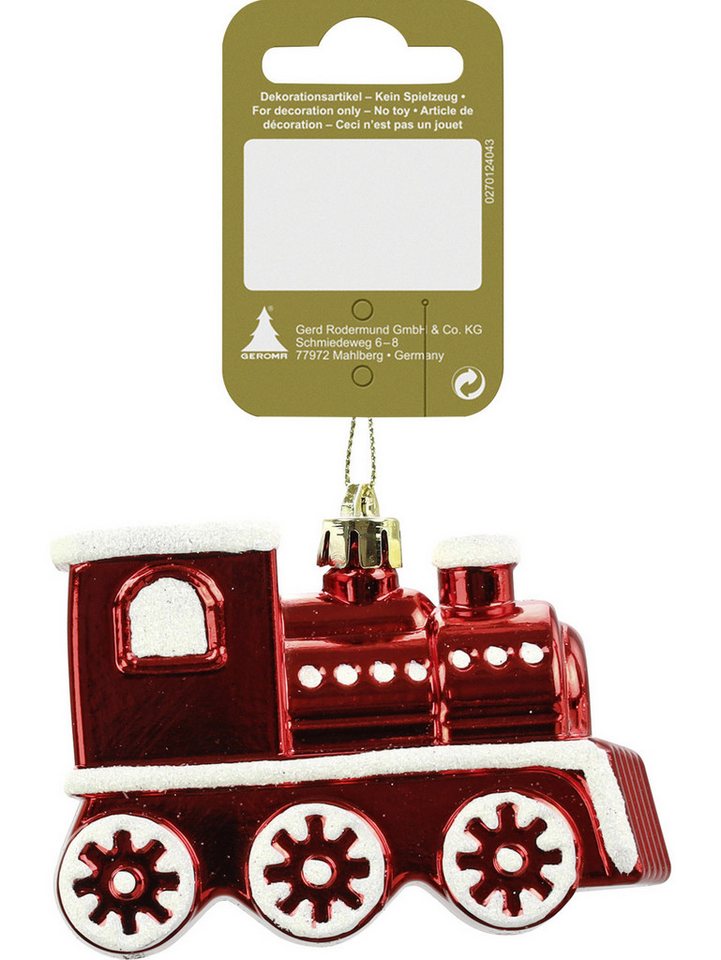 Rodermund Dekohänger Dekohänger Zug Kunststoff 10 x 7 cm rot-weiß Rodermund Dekohänger Dekohänger Zug Kunststoff 10 x 7 cm rot-weiß von Rodermund