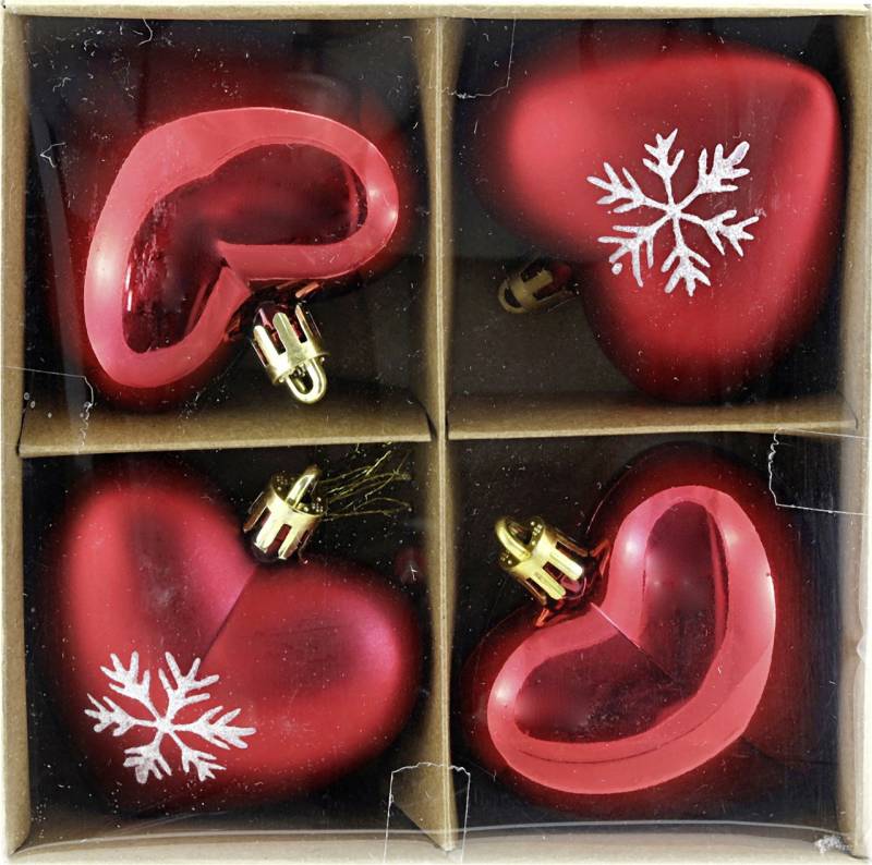 Rodermund Weihnachtsbaumkugel Weihnachtskugeln aus Kunststoff Herz Ø 7 cm rot Rodermund Weihnachtsbaumkugel Weihnachtskugeln aus Kunststoff Herz Ø 7 cm rot von Rodermund