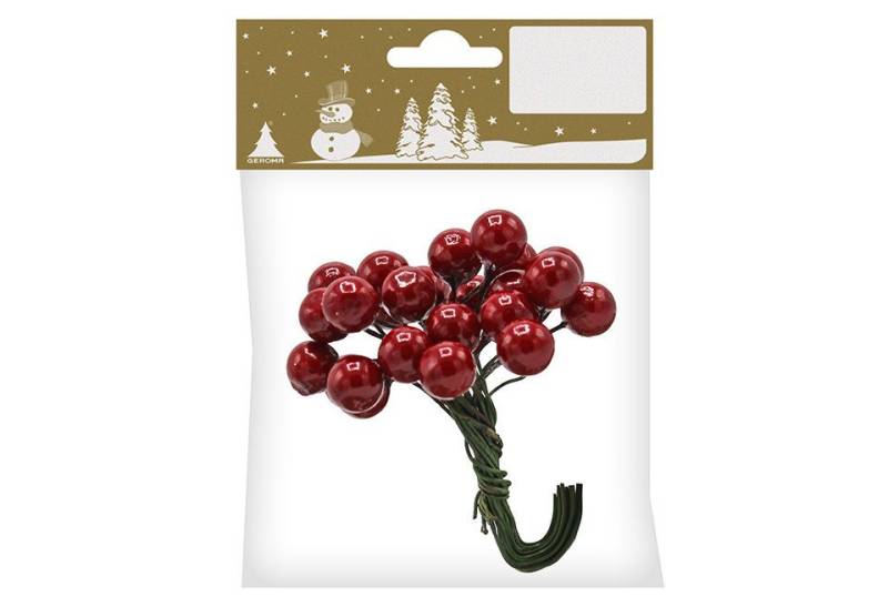 Rodermund Weihnachtsfigur Deko Beeren rot Ø 10 mm an Draht, 24 Stück Rodermund Weihnachtsfigur Deko Beeren rot Ø 10 mm an Draht, 24 Stück von Rodermund