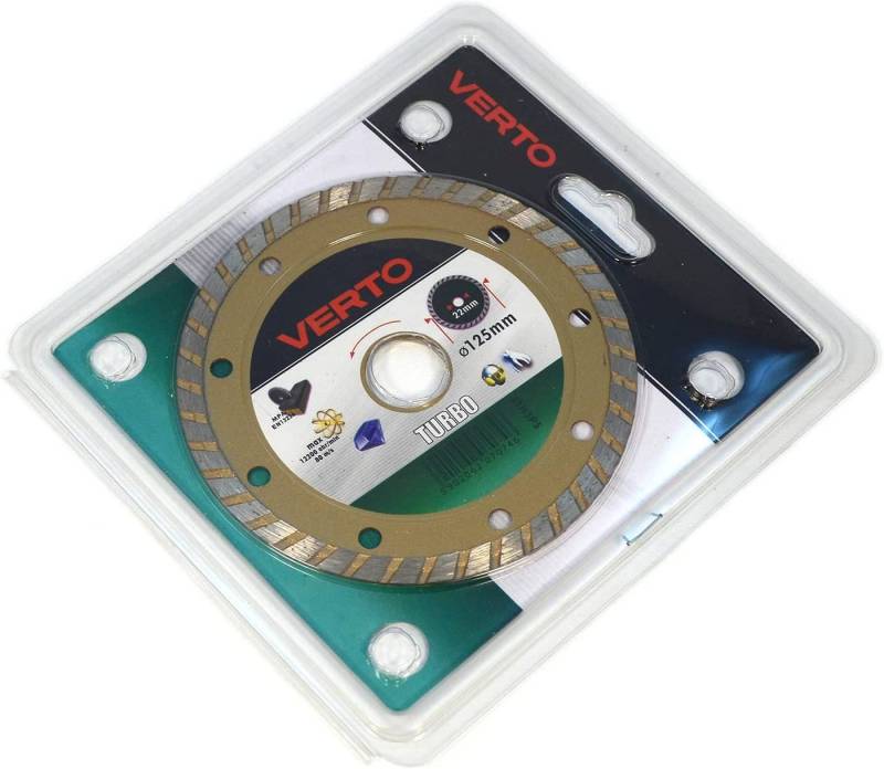 Rodex Diamanttrennscheibe VERTO TURBO Diamantscheibe 125mm Trennscheibe, Ø 125 mm Rodex Diamanttrennscheibe VERTO TURBO Diamantscheibe 125mm Trennscheibe, Ø 125 mm von Rodex