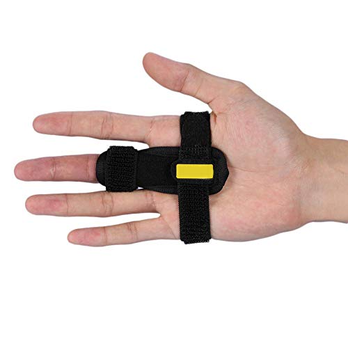 Rodipu Daumenabzug Fingerschiene Abzug Fingerschiene, Fingerschutz BodyMoves Fingerschienen, verstellbare Fingerorthese, Handfix Trigger Fingerschiene für Finger und Zehen für Zeigefinger von Rodipu