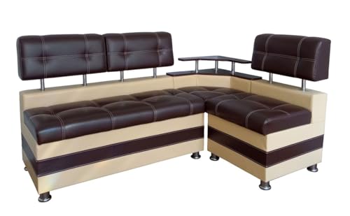 Eckbank Latte Essecke Sitzbank Braun Beige Modern Kunstleder mit Ablage und Stauraum Eckbank Latte Essecke Sitzbank Braun Beige Modern Kunstleder mit Ablage und Stauraum von Rodnik